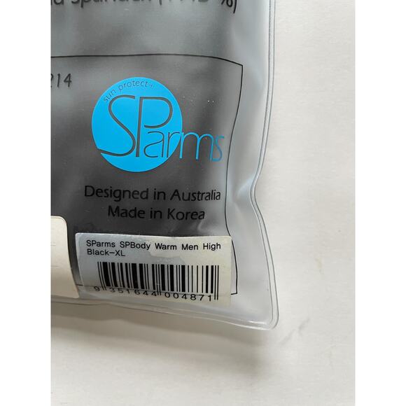 SParms Sun Protection UPF 50 Warm Long Sleeve Shirt Black Size Men's XL NEW - Picture 6 of 6